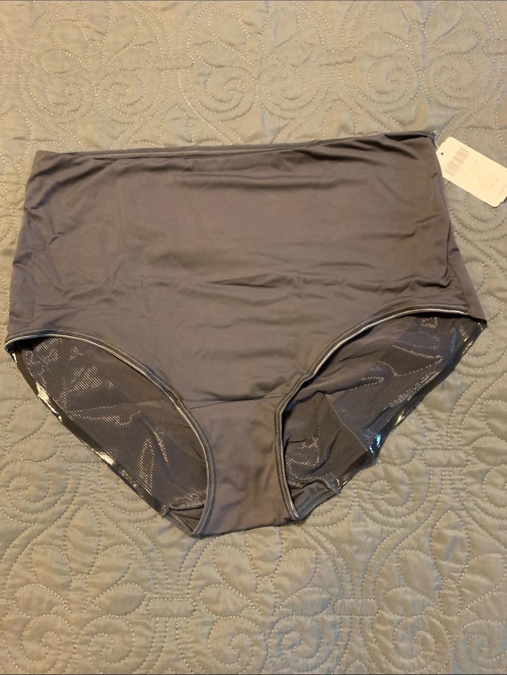 Soma High-Waist Briefs in Charcoal
